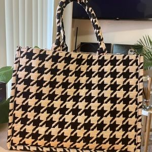 Jacquard Houndstooth H&M Bag